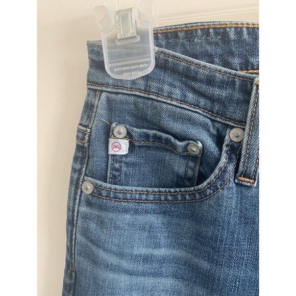 Alexa Chung for AG  Cotton Blend Straight Leg Medium Wash Jeans 25R - Picture 3 of 6